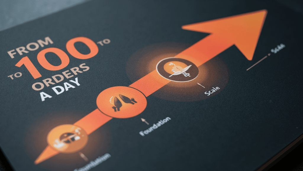 How to Scale Your E-commerce Business from 10 to 100 Orders a Day