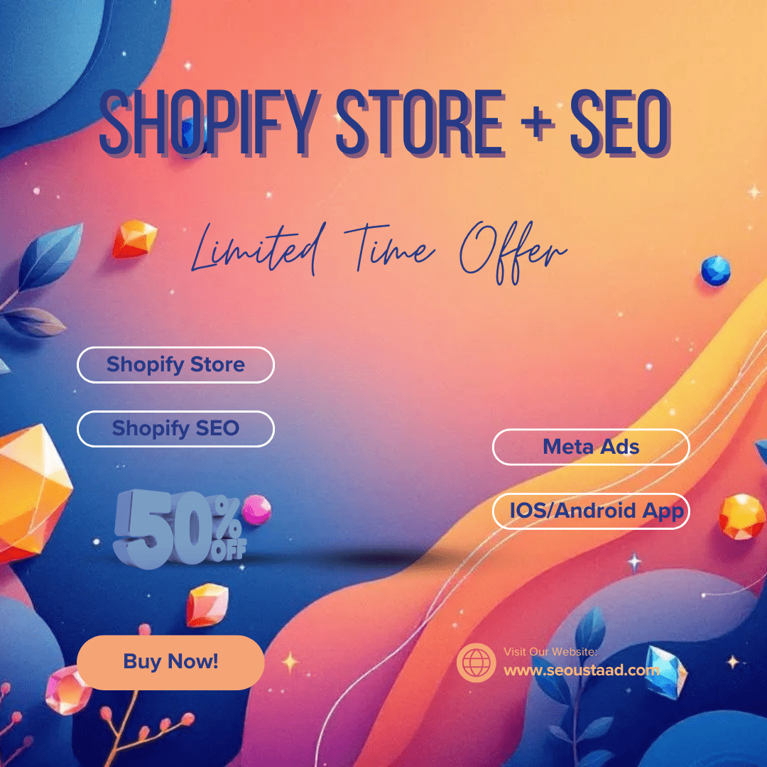 🚀 Pakistan - International Shopify Store + SEO Bundle - Launch & Rank - SeoUstaad