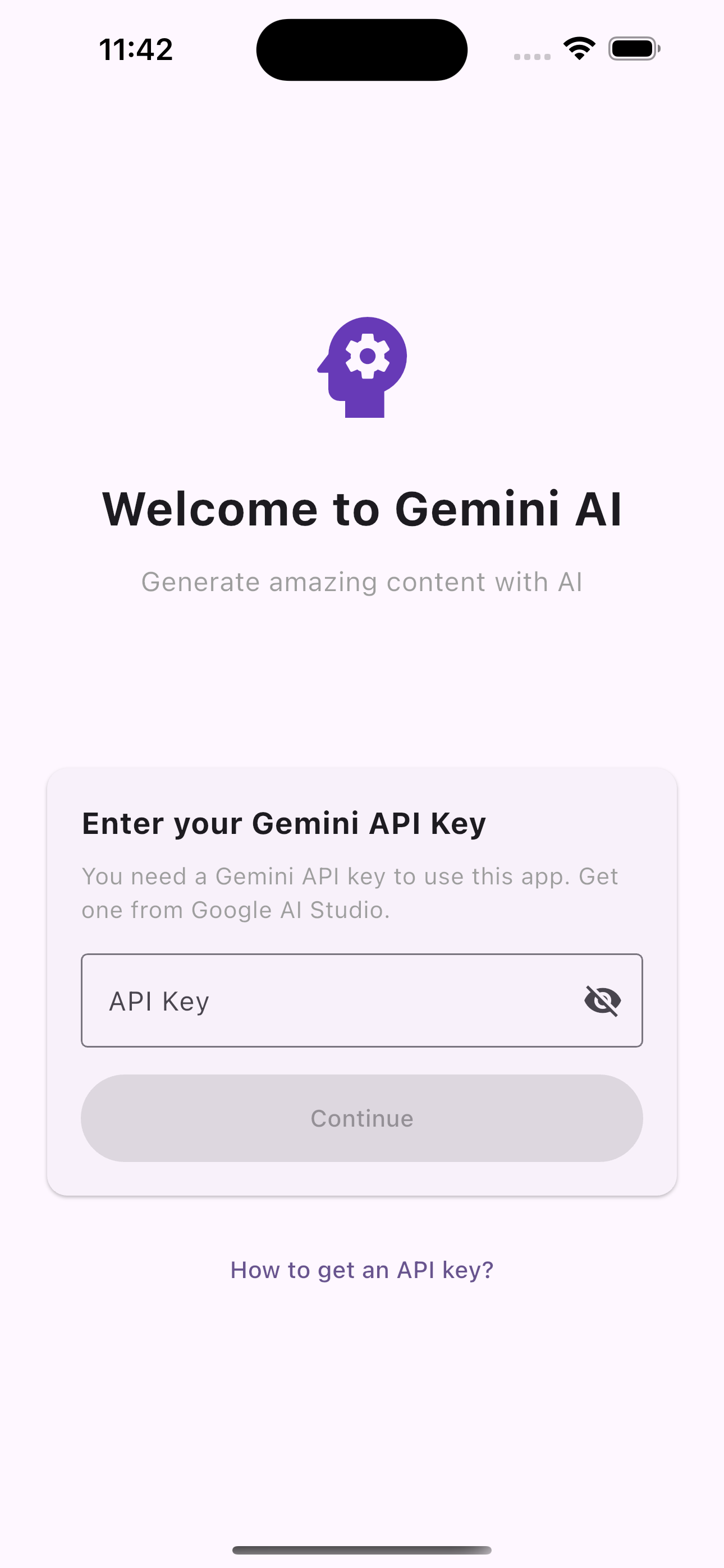 Gemini AI Flutter App